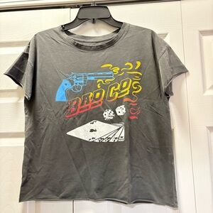 Daydreamer def Leopard cropped tee